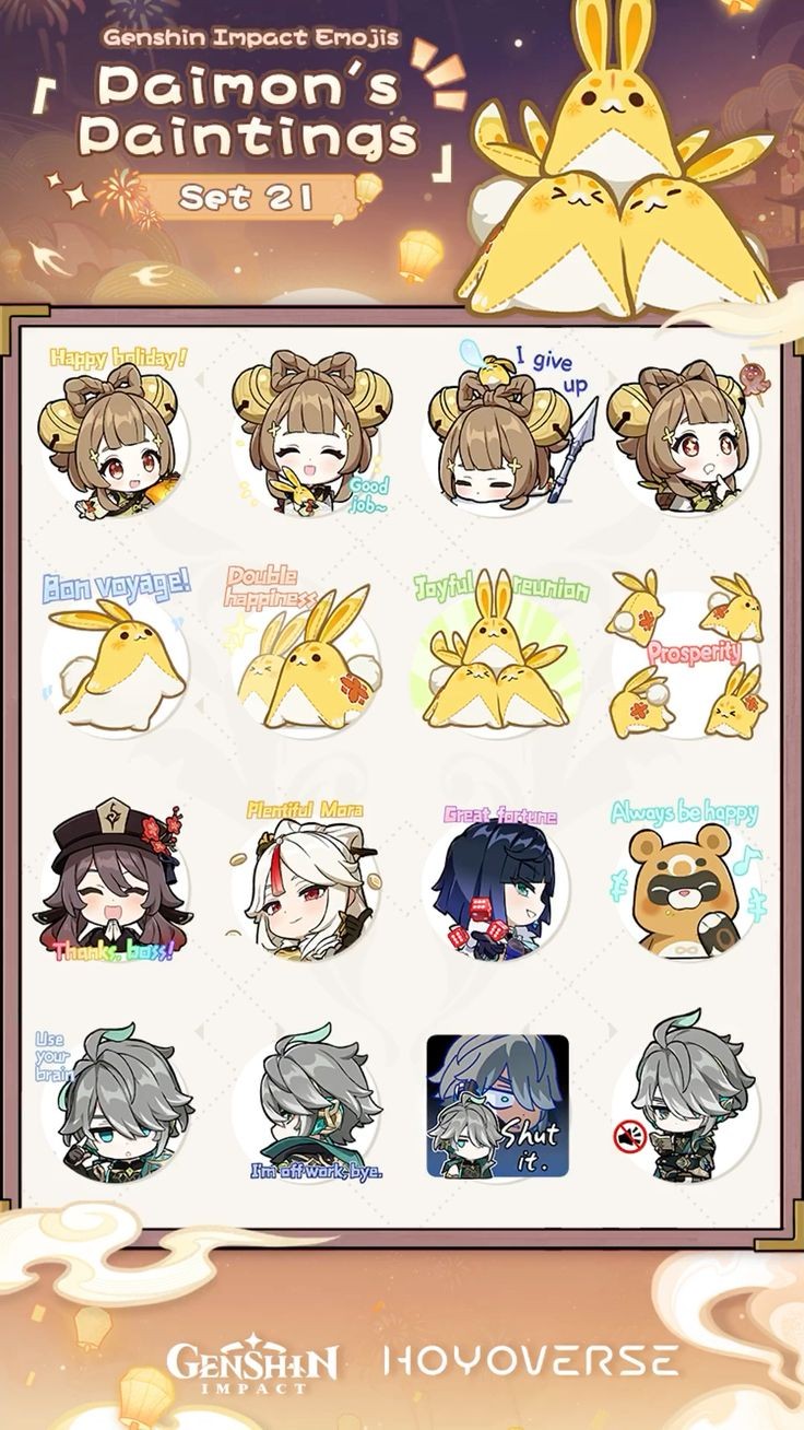 Genshin Impact Sticker 7