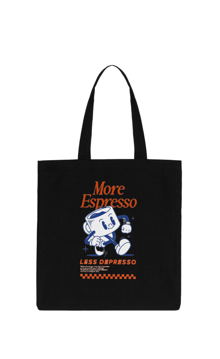 More Espresso tote bag Black 194