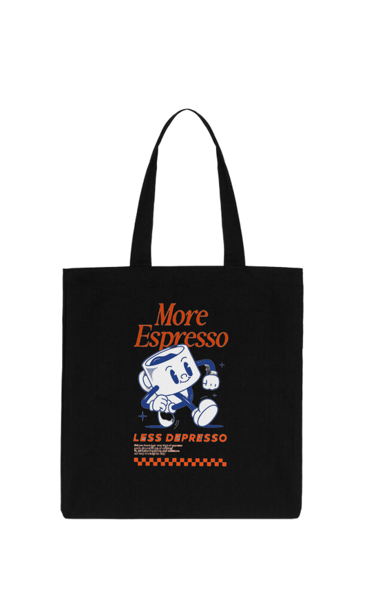 More Espresso tote bag Black 194