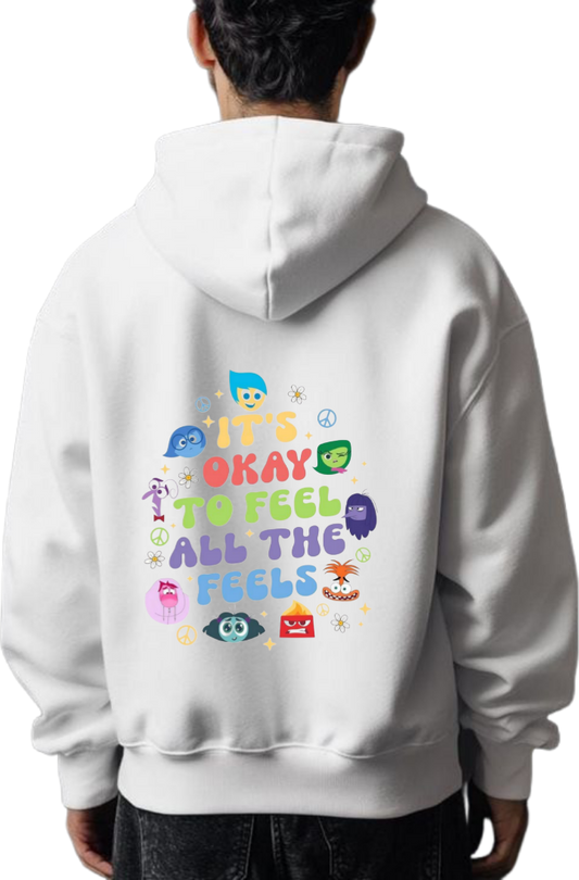 frog Oversize Hoodie White Back 7