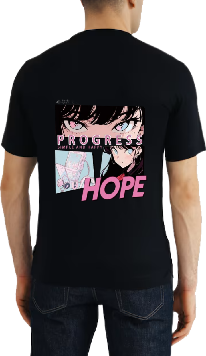 PROGRESS t- shirt One Size Black Back 7