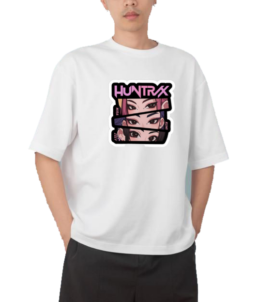 Hunterix kpop  Oversize t- shirt White 7