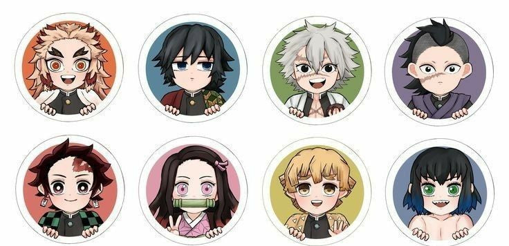 Demon Slayer brooch 7