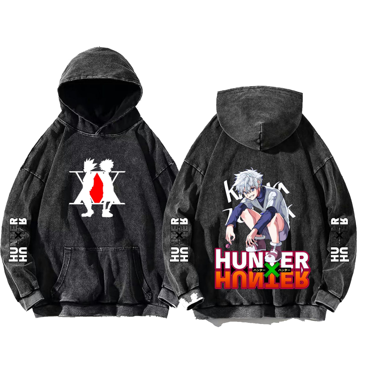 Hunter × Hunter One Size hoodie Washed Back 7