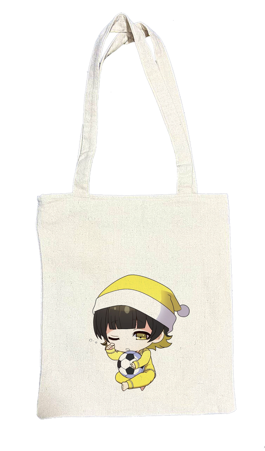 blue lock tote bag beige 7