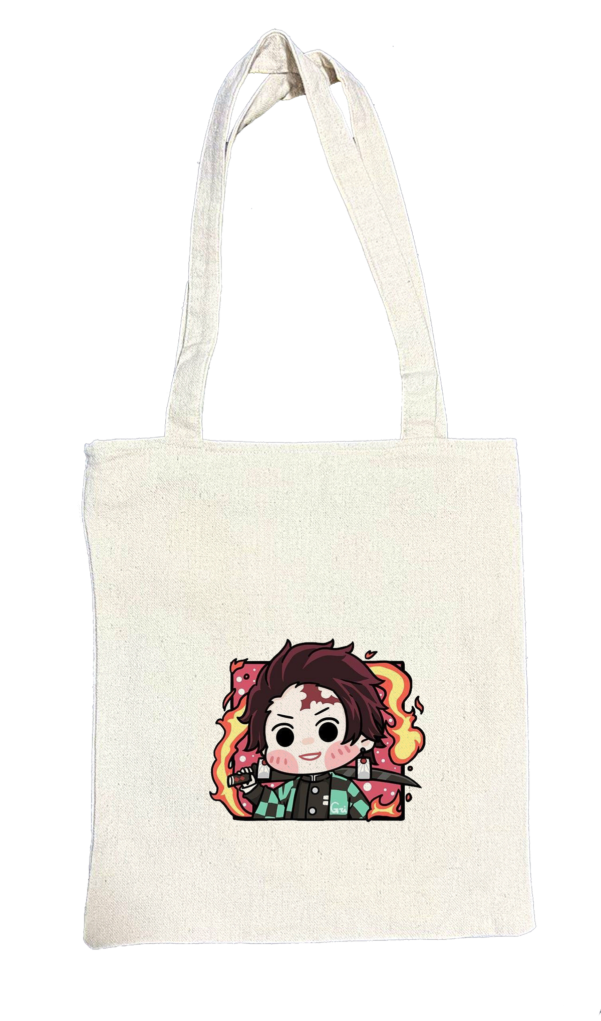 Demon Slayer tote bag beige 4