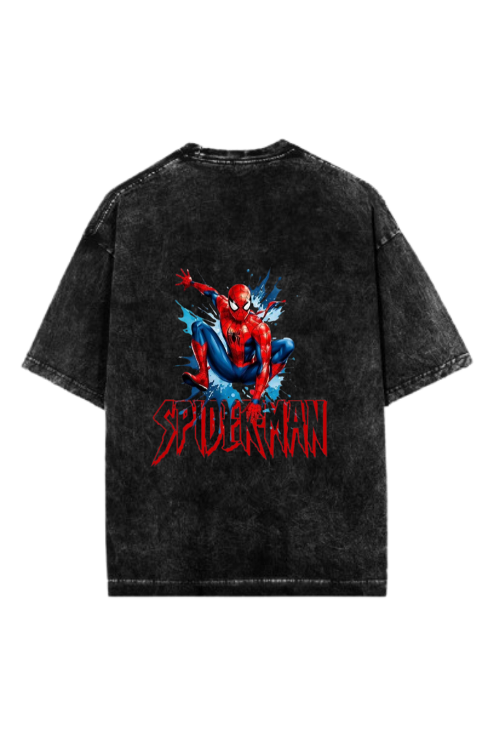 Spiderman t- shirt One Size Washed Back 7