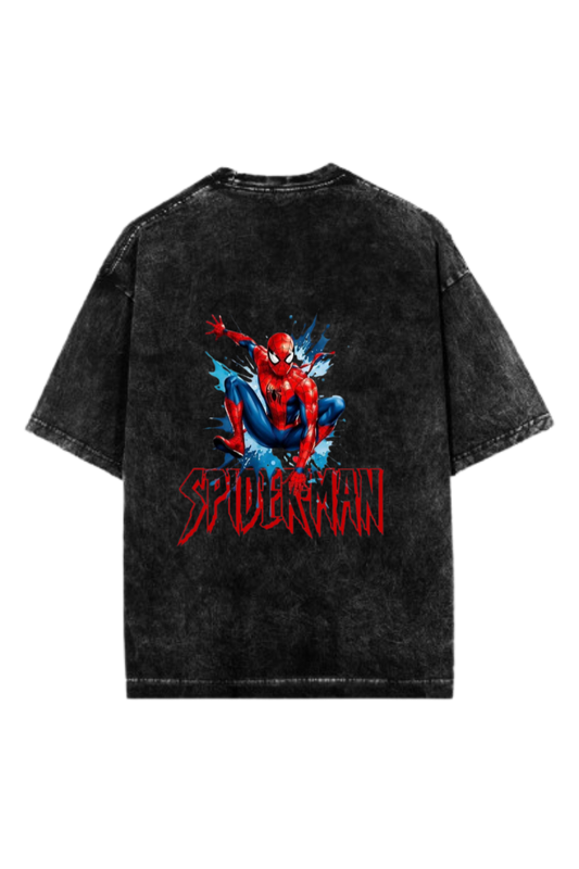 Spiderman t- shirt One Size Washed Back 7