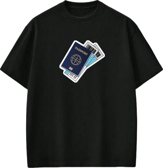 travel travellar t- shirt Black 8