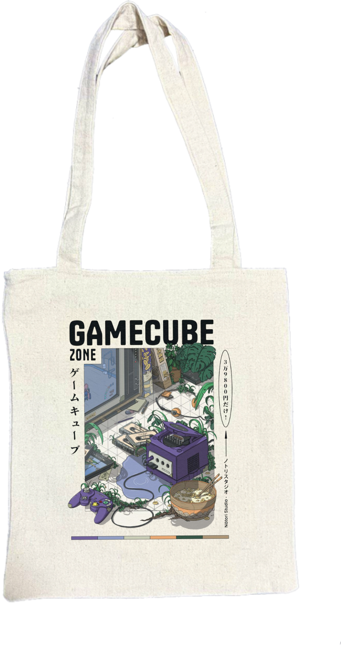 GAMECUBE  tote bag beige 89