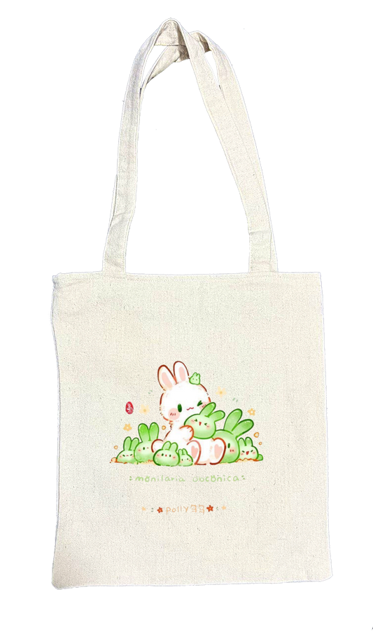 bunny tote bag White 7
