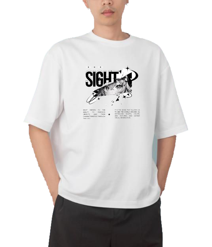 RANDOM ANIME GIRL  t- shirt White 7