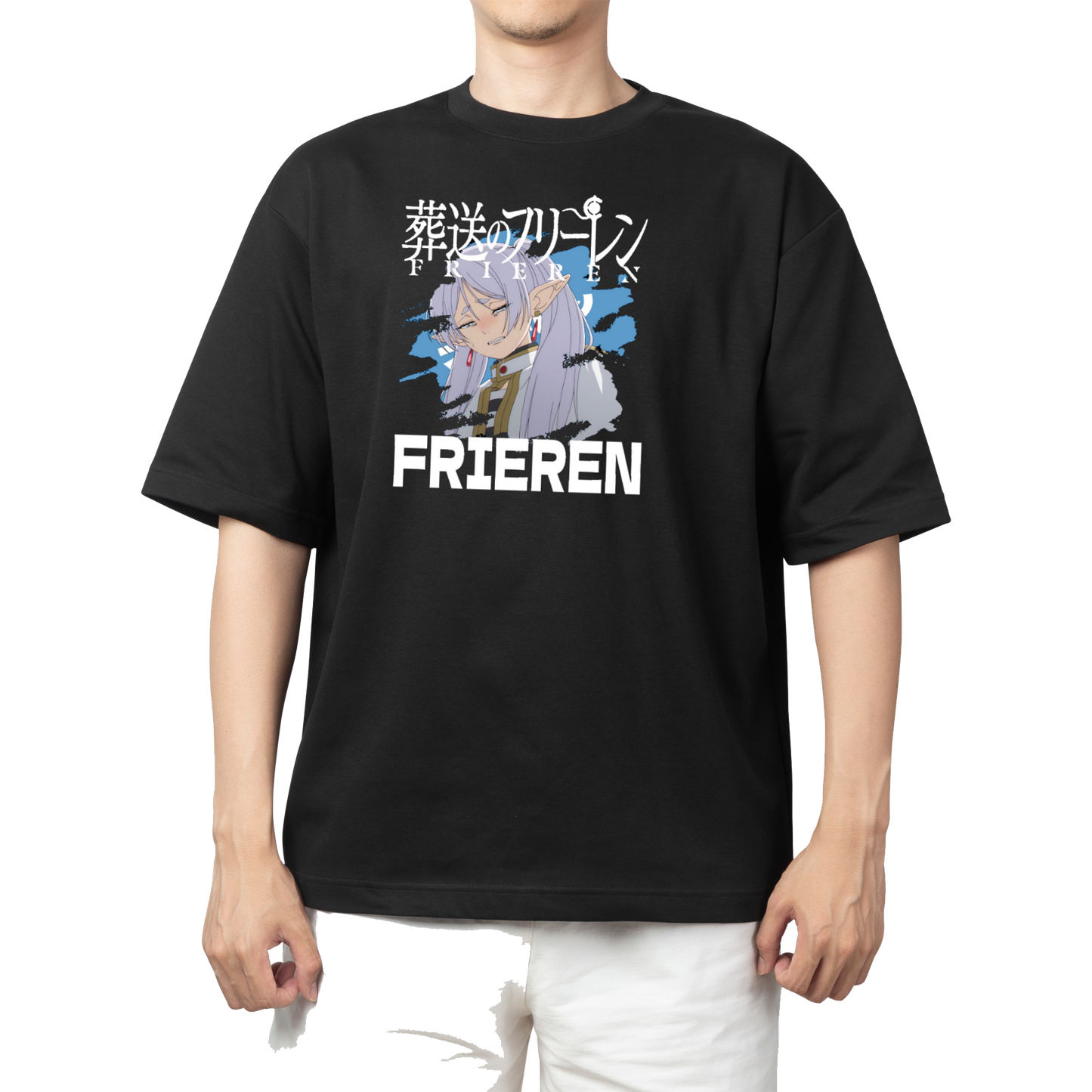 Frieren Beyond Journey's End t- shirt One Size Black 7