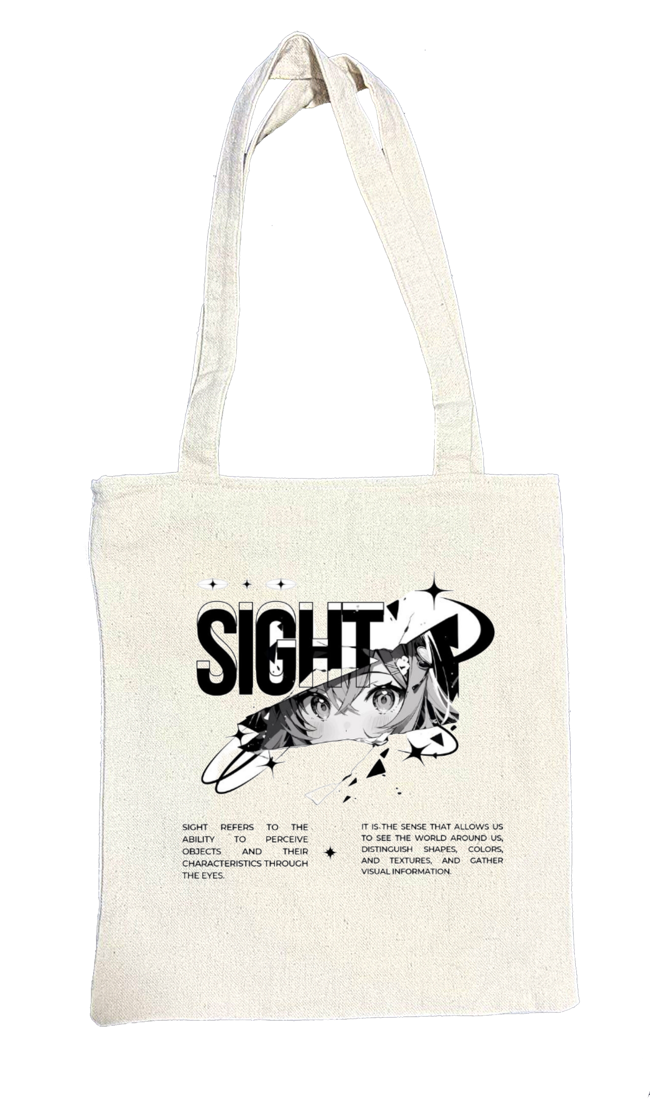 RANDOM ANIME GIRL tote bag Beige 7