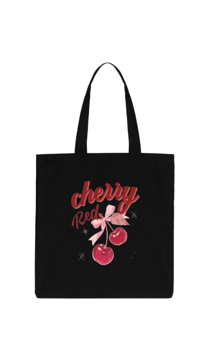 cherry Red tote bag Black 66