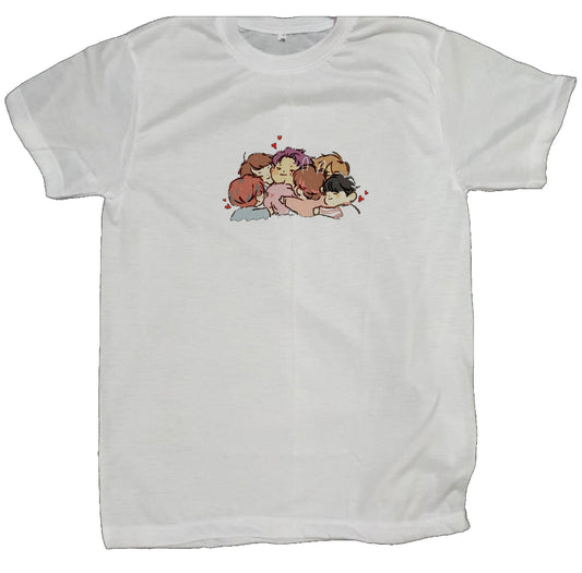 BTS t- shirt fat White 7