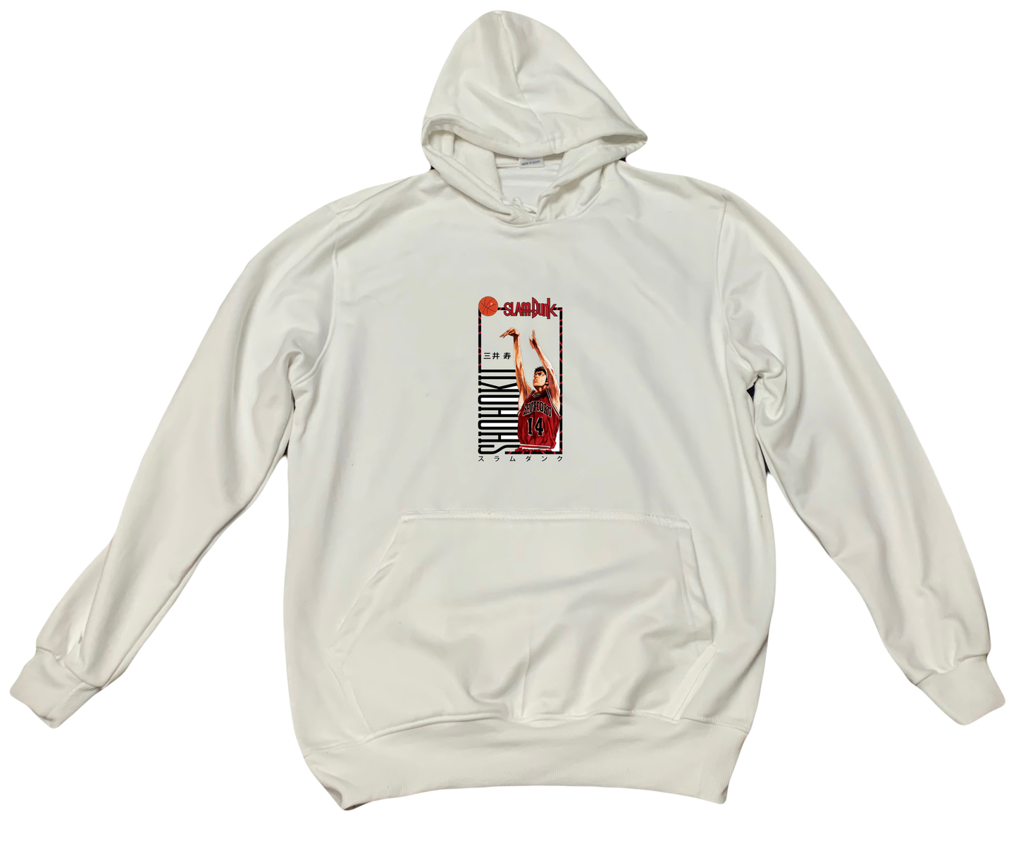 Slam Dunk One Size hoodie White 7
