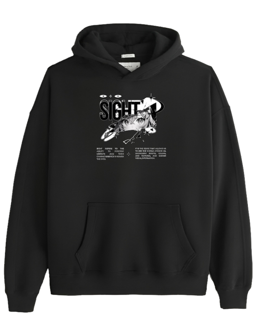 RANDOM ANIME GIRL Oversize  Hoodie Black 7