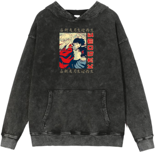Inuyasha One Size hoodie Washed 7