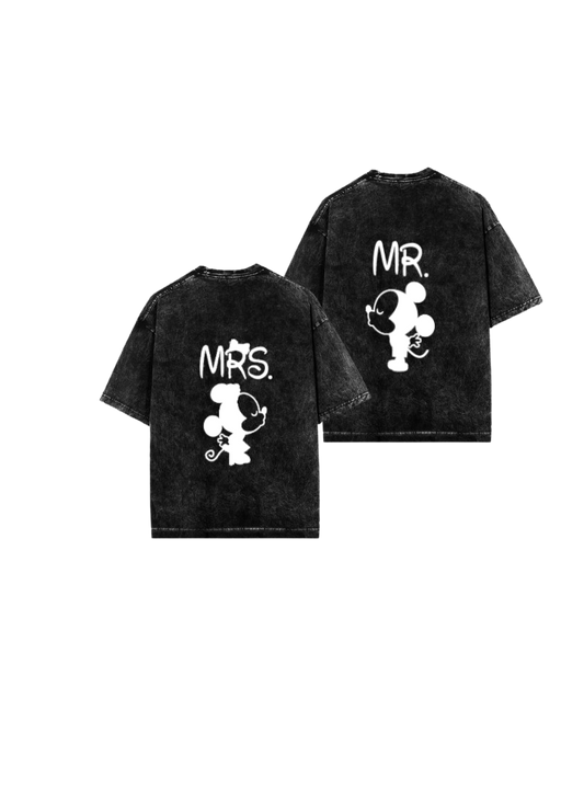 VaIentine coupIe One Size t- shirt Washd Cables 7