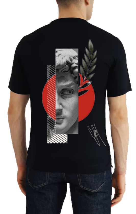 ديفيد t- shirt One Size Black back 7
