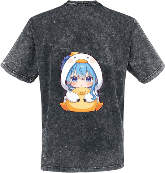 Chibi t- shirt One Size Washed Back 7