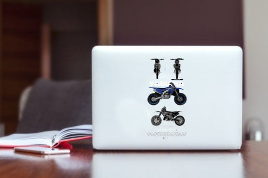 MOTOR CYCLE Laptop Sticker 8
