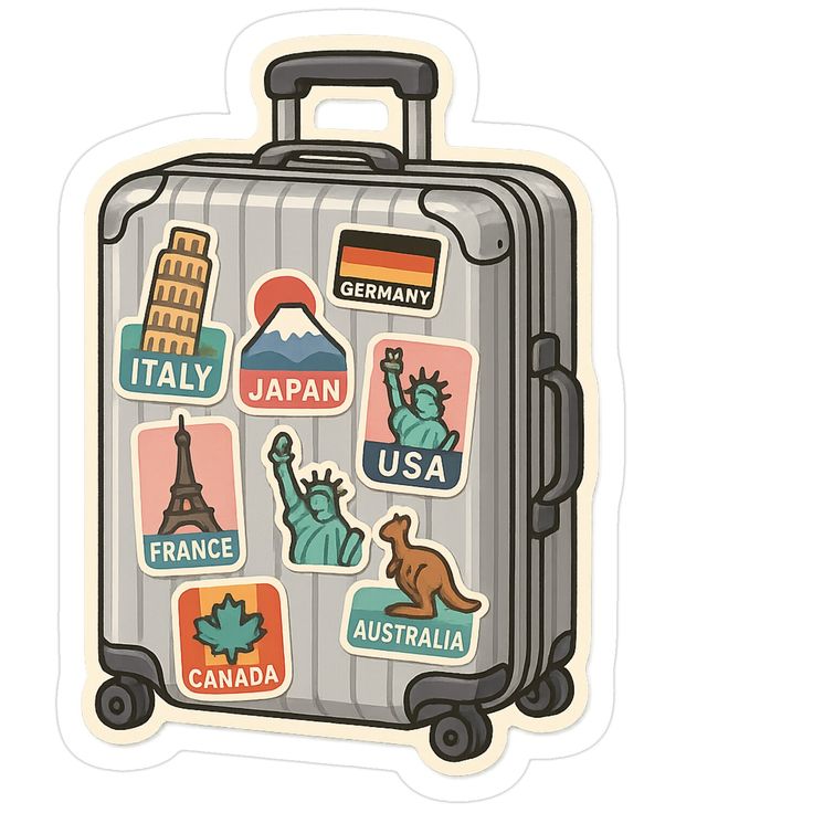 travel travellar Sticker 7