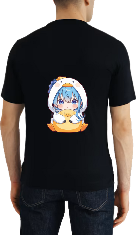 Chibi t- shirt One Size Black back 7
