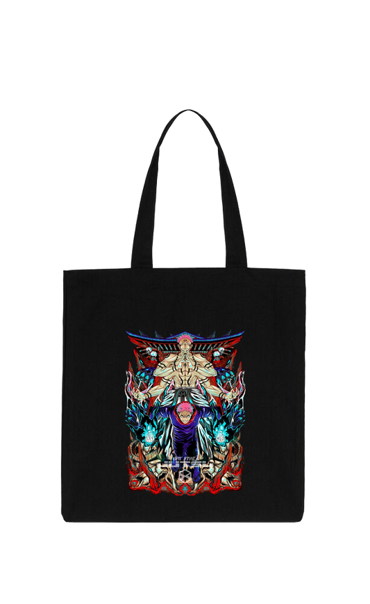 jujutsu kaisen GOJO  tote bag Black 7