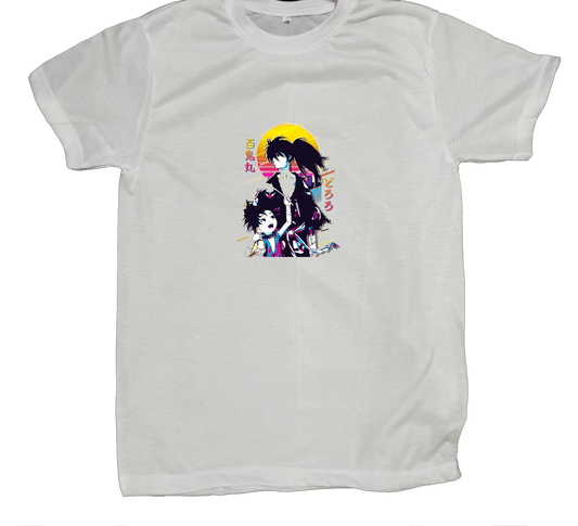 Dororo t- shirt fat White 7