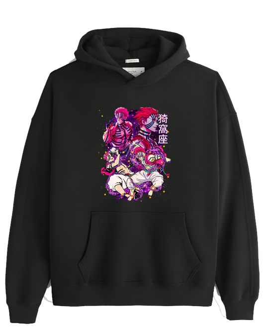 Anime Demon slayer nezuko tanjiro Oversize Hoodie Black 60