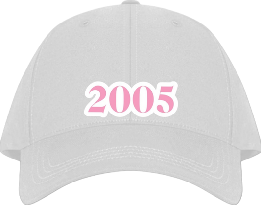 age Baseball cap White 2005