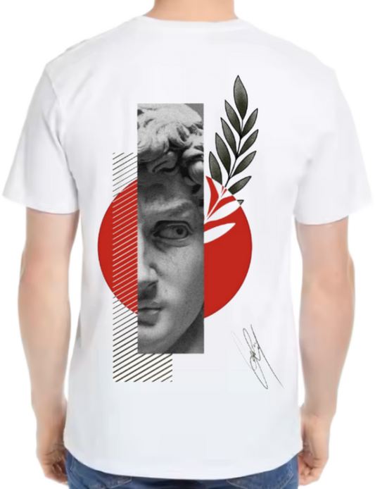 ديفيد t- shirt One Size White back 7