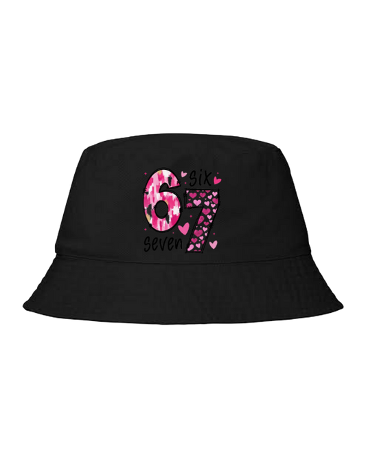 67 designs Bucket hat Fishman hat cap Black 7