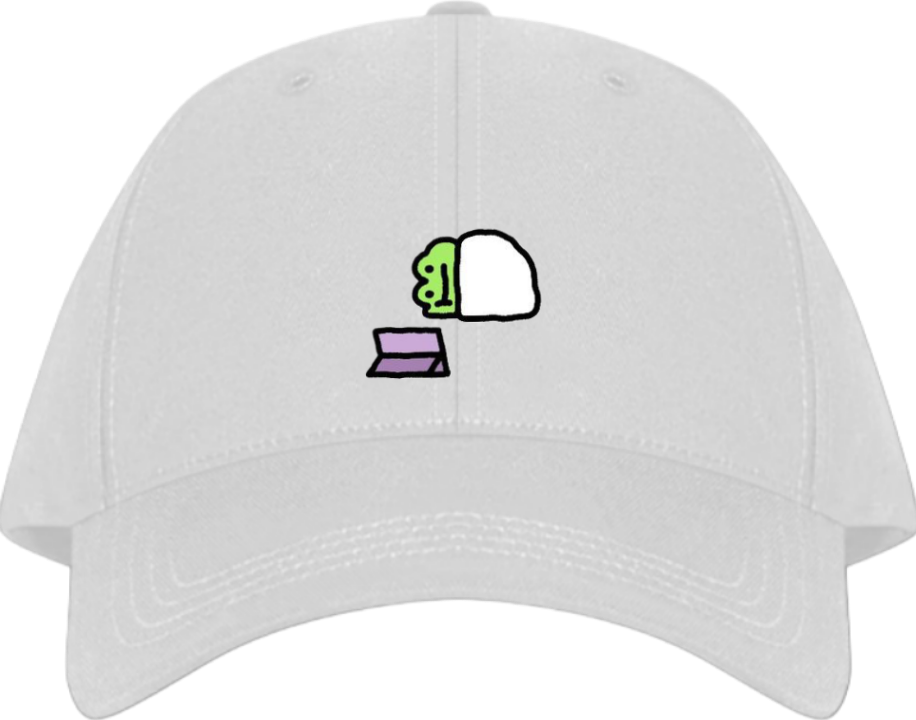 Frog Baseball cap White 7