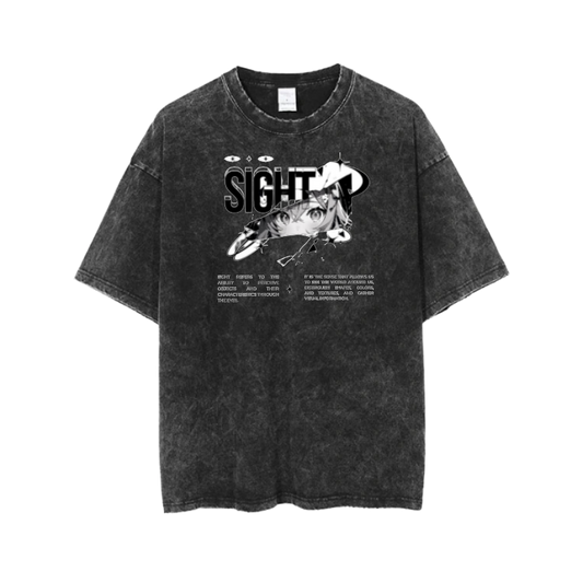 RANDOM ANIME GIRL t- shirt Washed  7