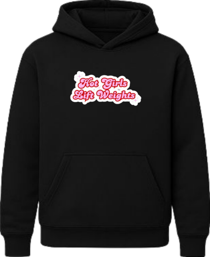 workout gym pilates Oversize Hoodie Black 7