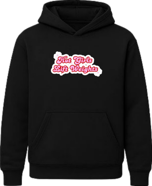 workout gym pilates Oversize Hoodie Black 7