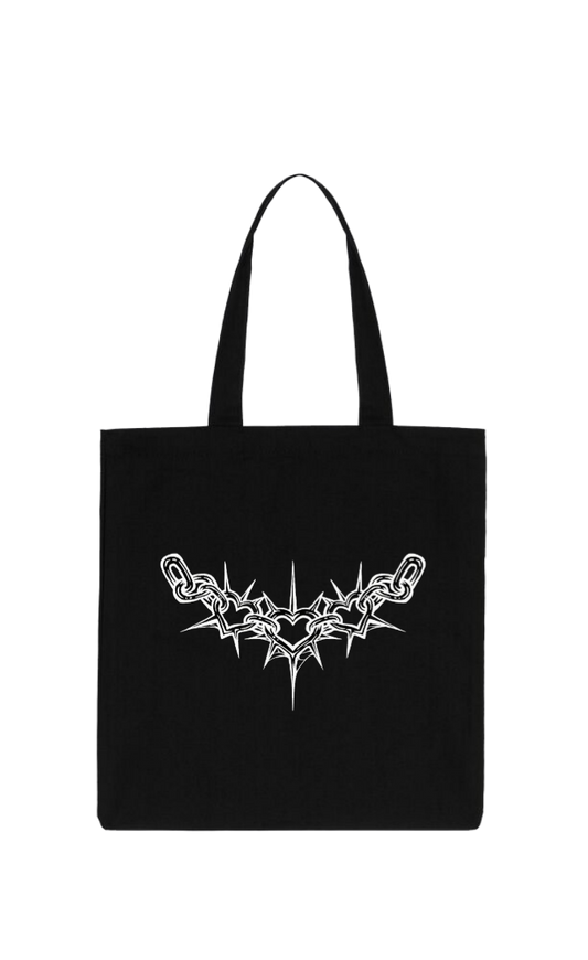 Goth tote bag Black 7