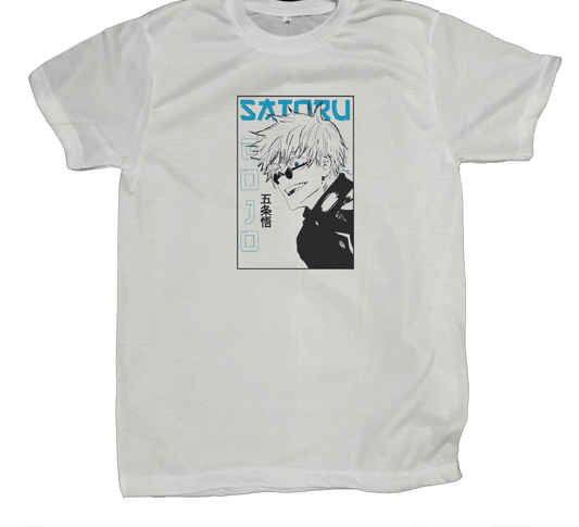 tjujutsu kaisen GOJO fit t- shirt White 12