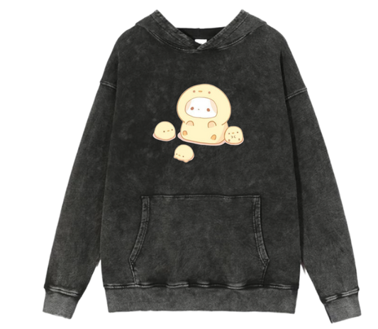 duck Oversize Hoodie Washed 7