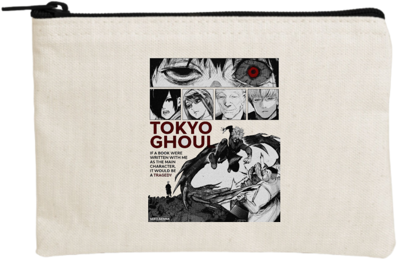 Tokyo ghoul wallet pencil case Beige 7