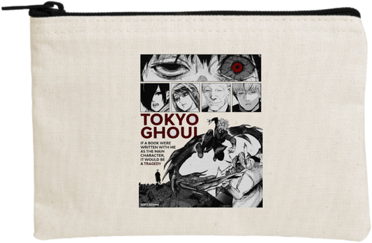 Tokyo ghoul wallet pencil case Beige 7