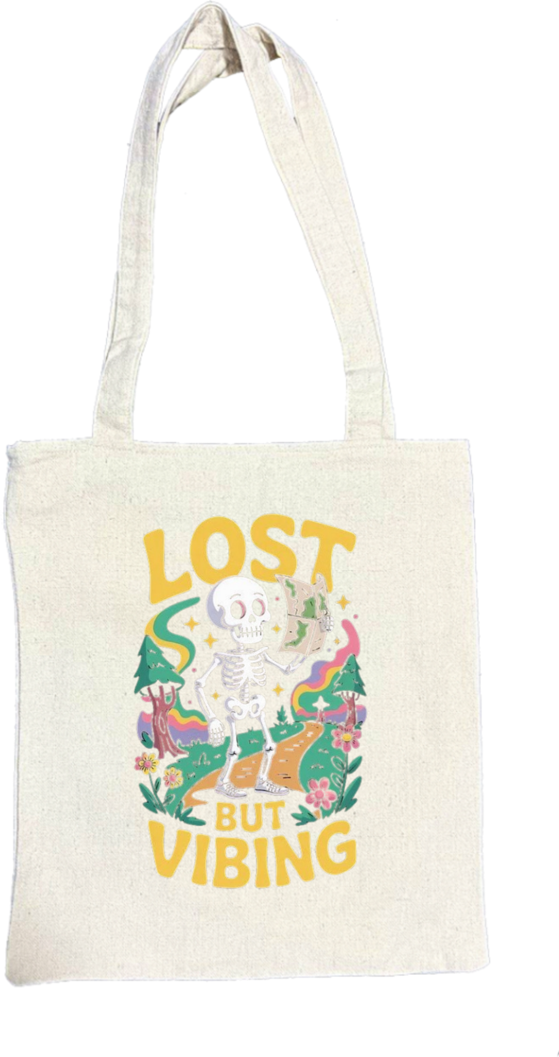 aliens tote bag Beige 7