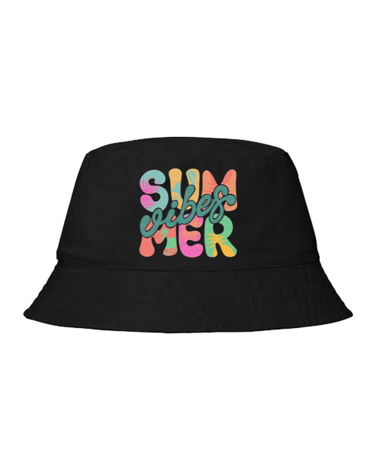 Summer Vibes Bucket hat Fishman hat cap Black 7