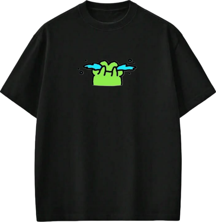 Frog One Size t- shirt Black 7