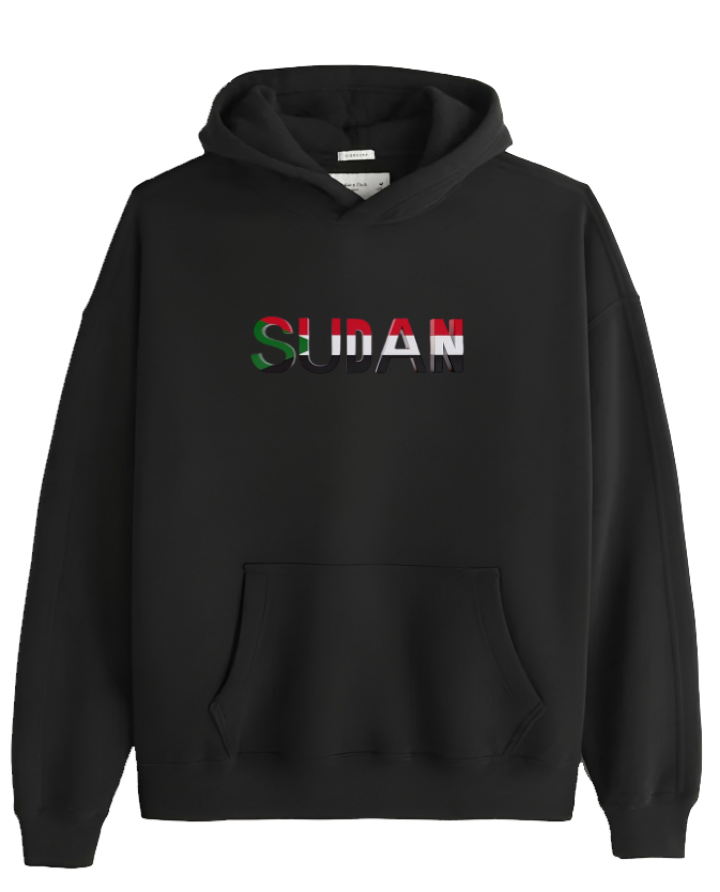 Sudan Oversize Hoodie Black 7