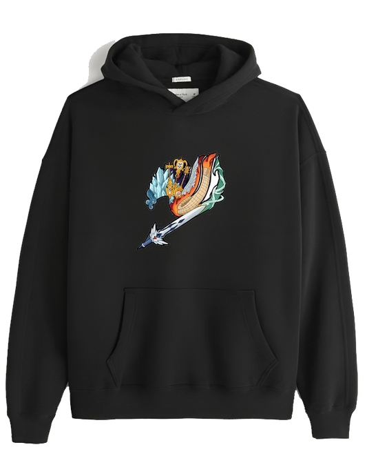 fairy tail One Size hoodie Black 7