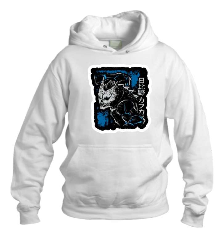Kaiju No. 8 Over Size hoodie White 7